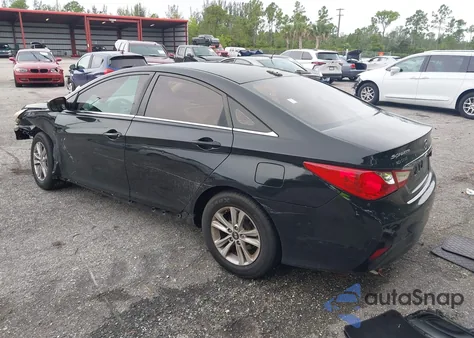 2014 Hyundai Sonata Gls from USA, damaged, VIN 5NPEB4AC6EH901576